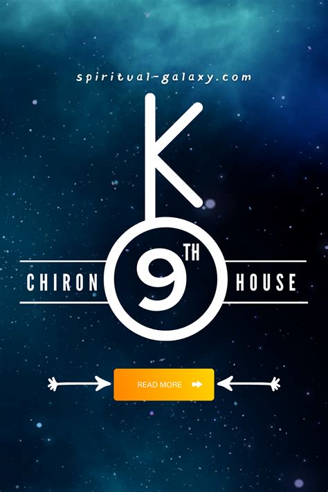 It will push us to our limits and we may have to significantly alter our perceptions of reality. . Chiron in 9th house composite